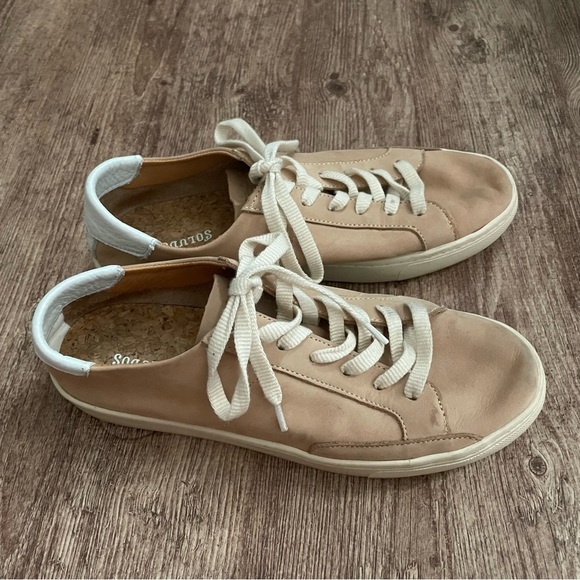 Soludos The Ibiza Classic Sneaker Sand Tan Size 8.5 - Picture 5 of 10